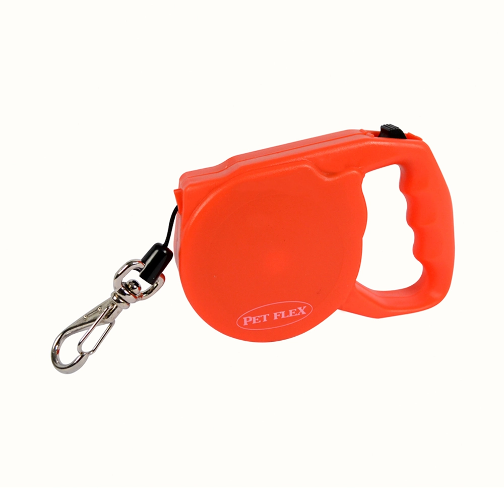 Guia Retrátil Classic Vermelha Pet Flex até 15kg - 3m
