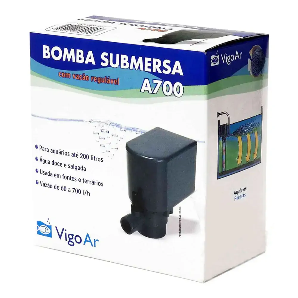 Bomba Submersa Vigo Ar A-700 110V