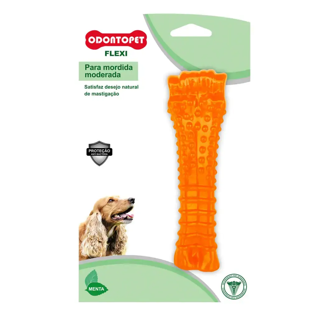 Brinquedo Osso Flexibone T-Bone Odontopet Até 15kg