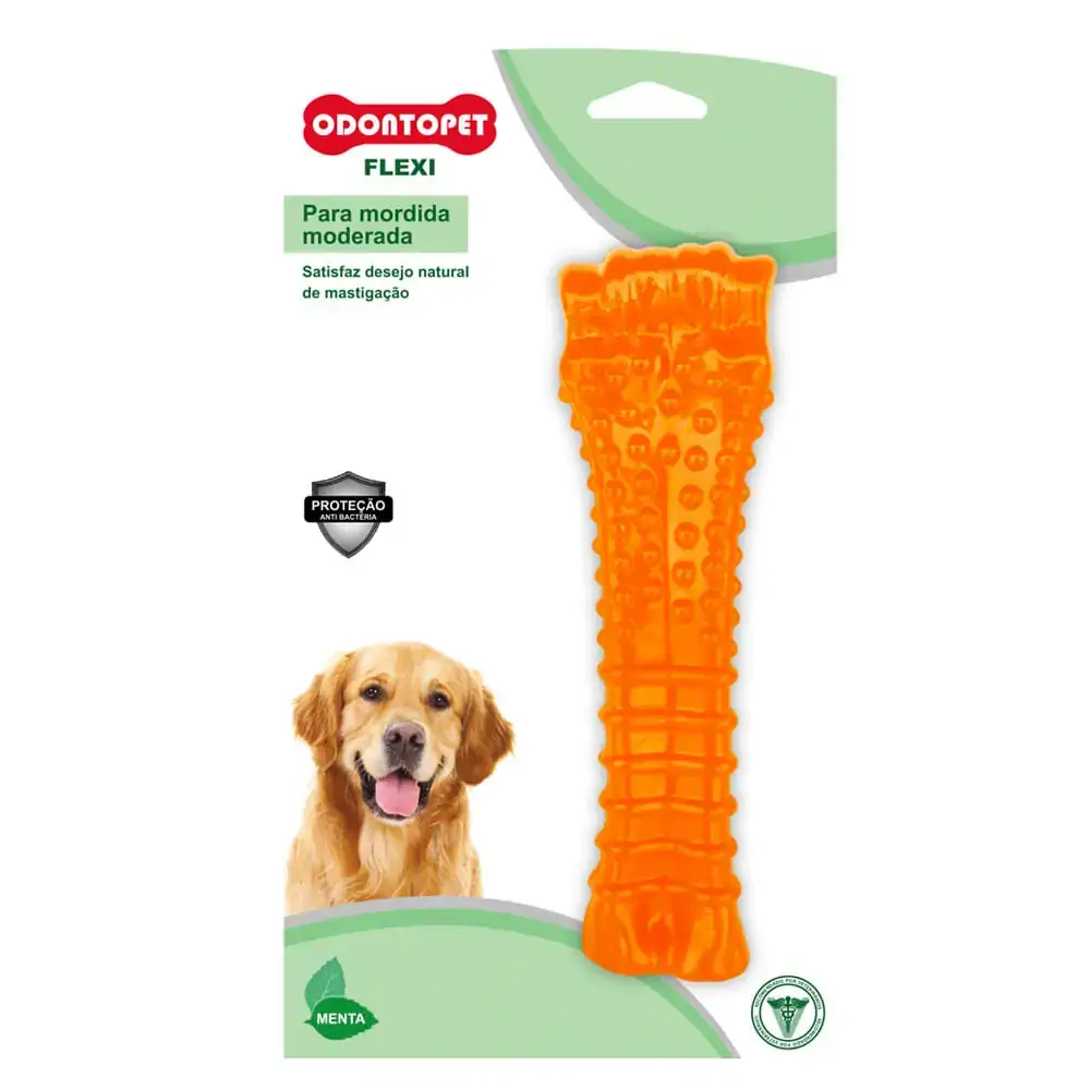 Brinquedo Osso Flexibone T-Bone Odontopet Até 22kg