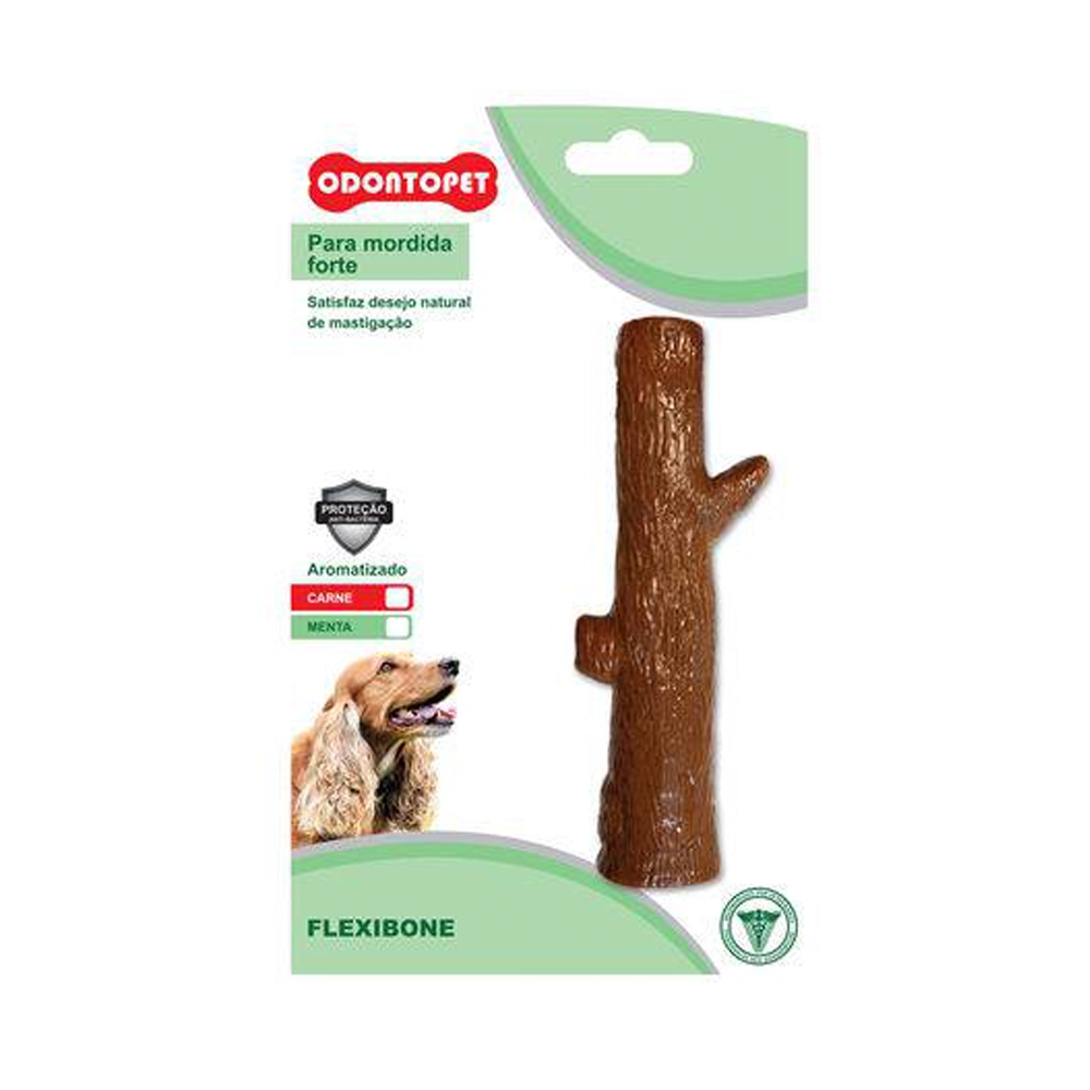 Brinquedo Mordedor Flexibone Tronco Odontopet Até 15kg