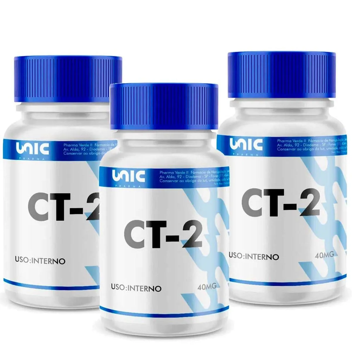 Kit 3 Frascos Ct-2 Colágeno Tipo Ii 40Mg - 30 Cápsulas (Cada)
