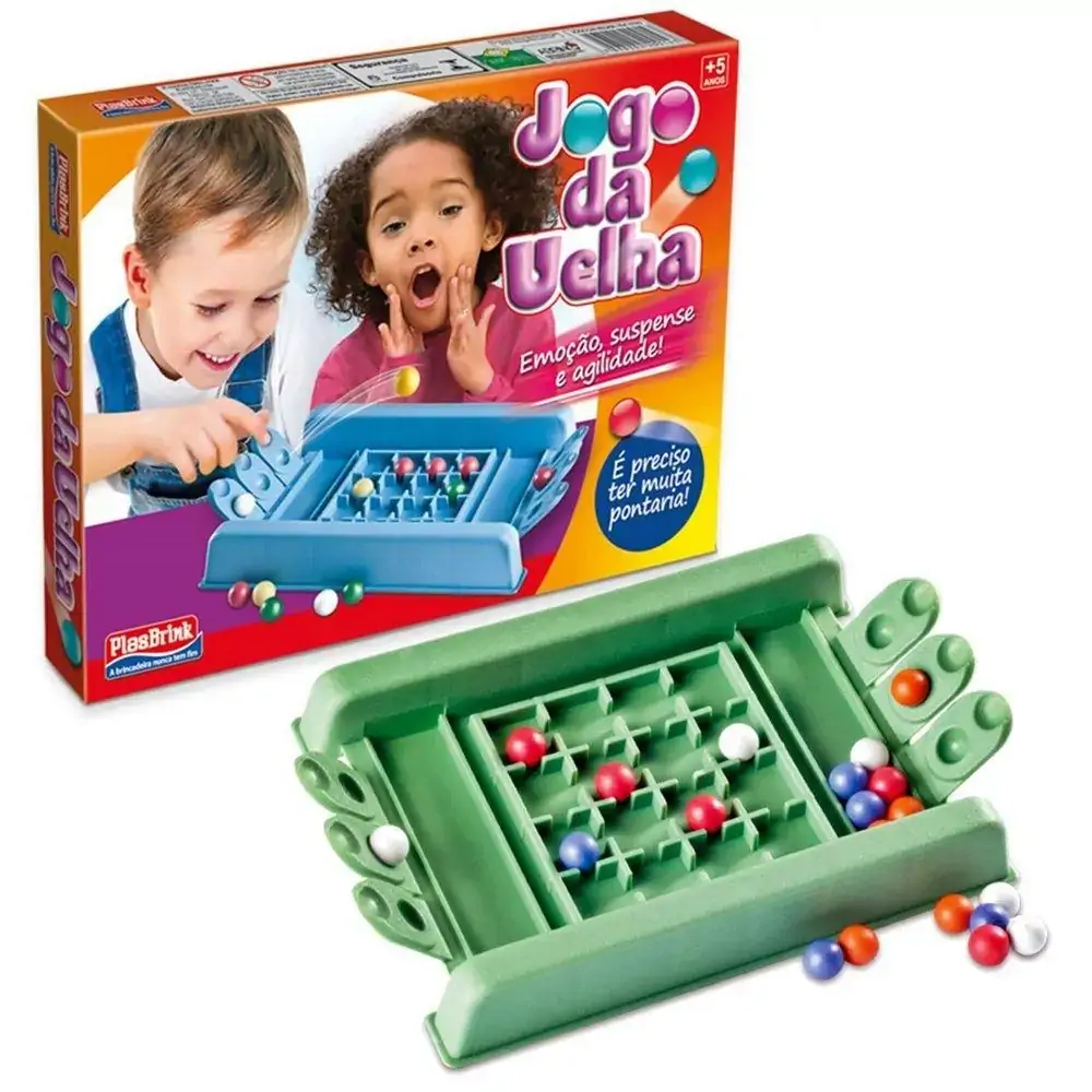 Jogo da Velha Plasbrink Ótimo Ideal Interagir, Plasbrink, + 5 Anos - 40603