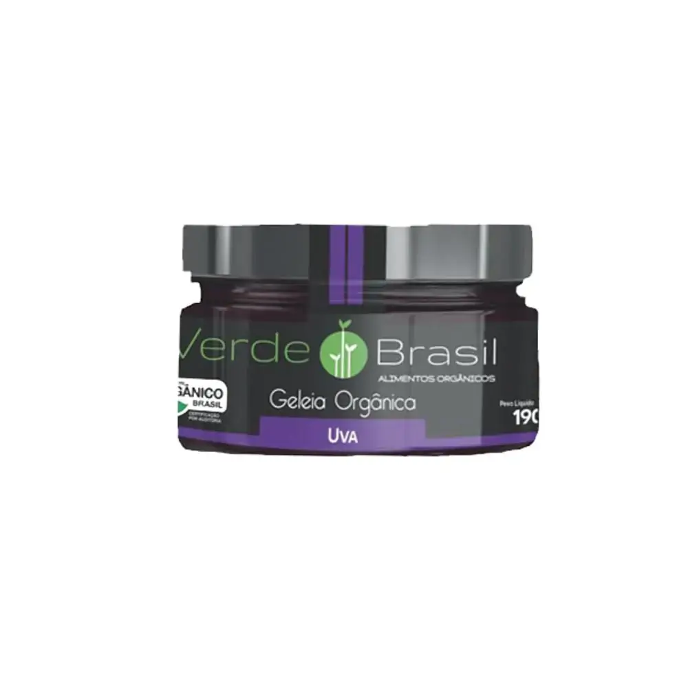 Geleia De Uva Org 230g Verde Brasil Verde Brasil