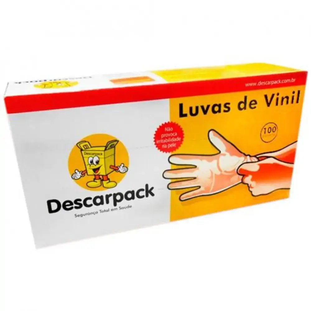 Luva Vinil Descarpack Peq