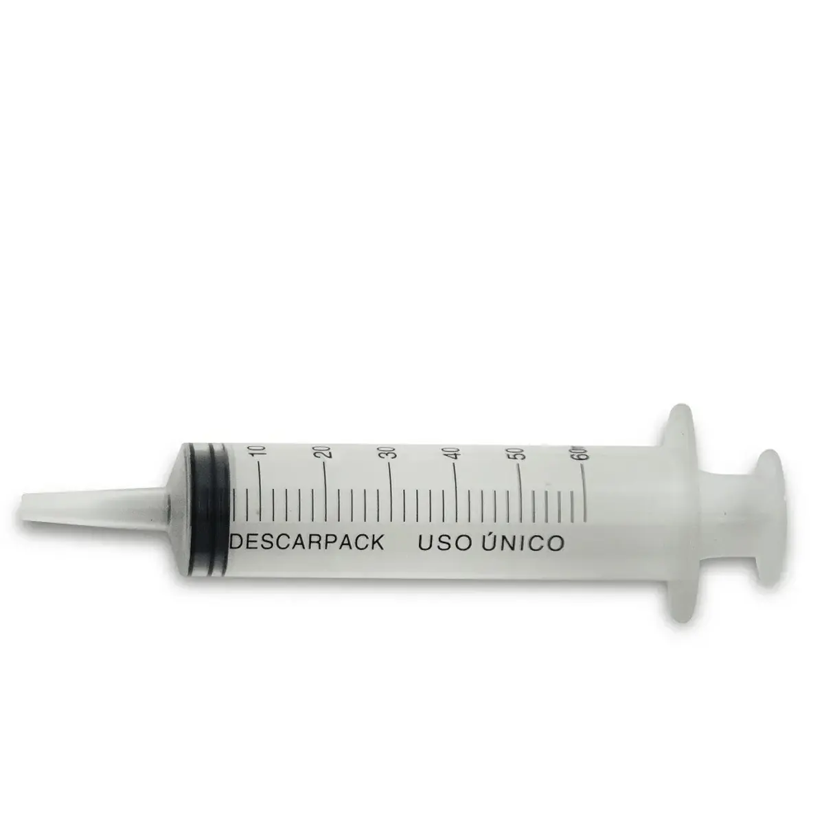 Seringa Hipodérmica Descarpack - 60ml - Bico Cateter - Sem Agulha - Unidade
