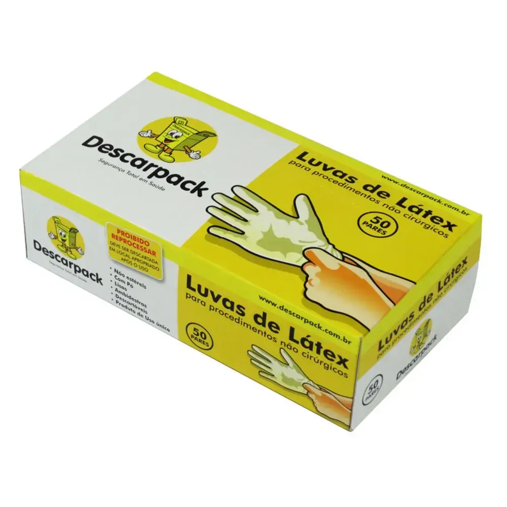 Luva Latex Descarpack Peq