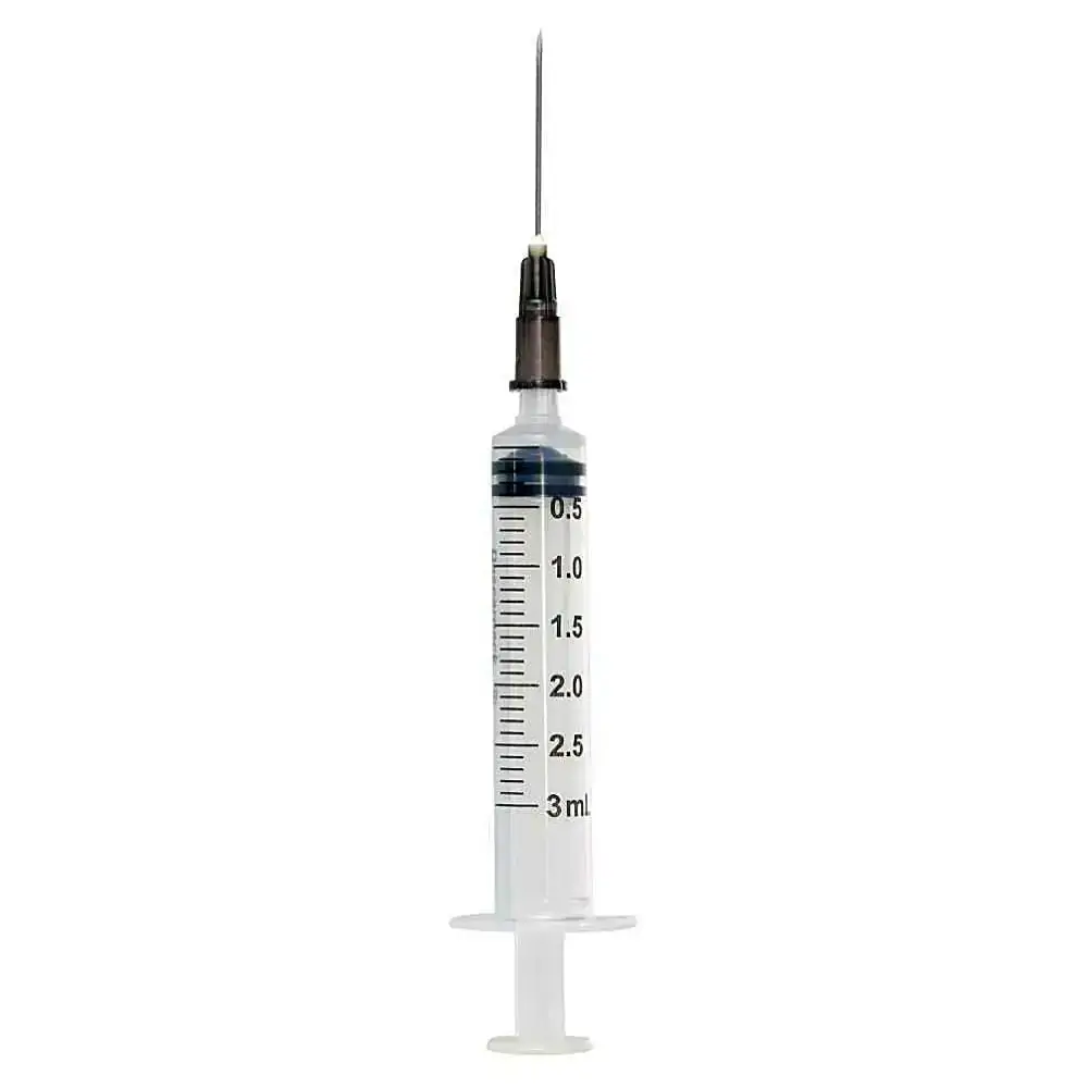 Seringa 3 Ml C/ag Liso Descarpack