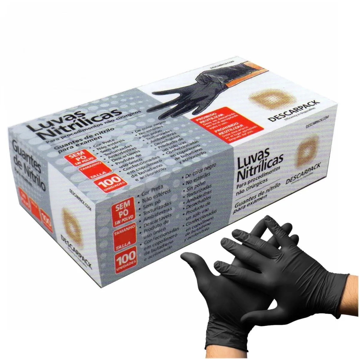 223 Descarpack Luva Nitrilica C/1