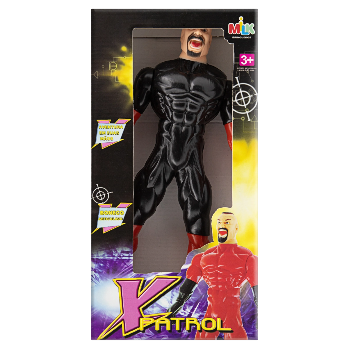 Boneco Articulado X Patrol Milk Brinquedos