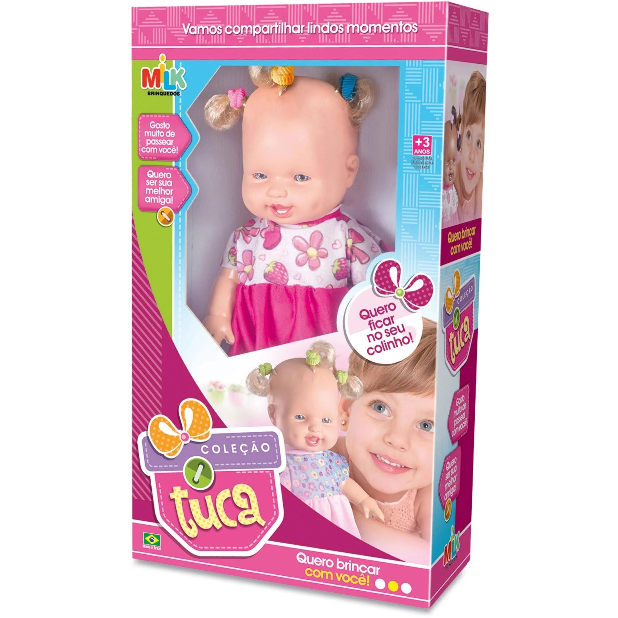 Boneca Tuca Milk Brinquedos