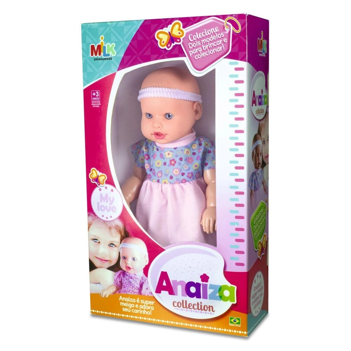 Boneca Anaiza Milk Brinquedos