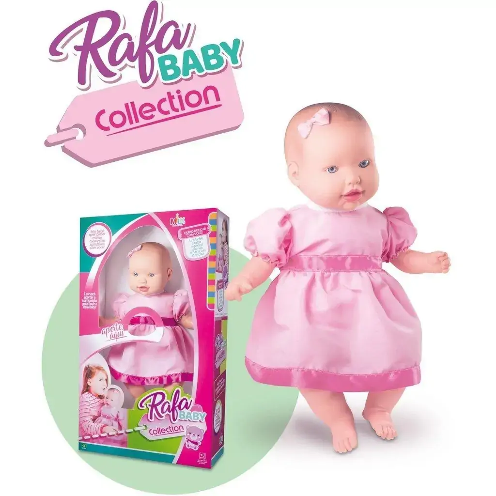 Boneca Rafa Baby C/ Som 348 Milk