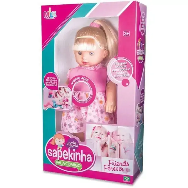 Boneca Milk Sapekinha Fala Comigo