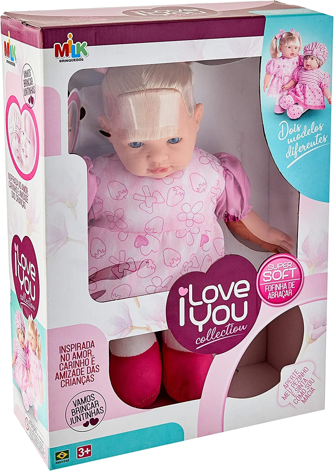Boneca I Love You Collection 2 Lacos 375 Milk