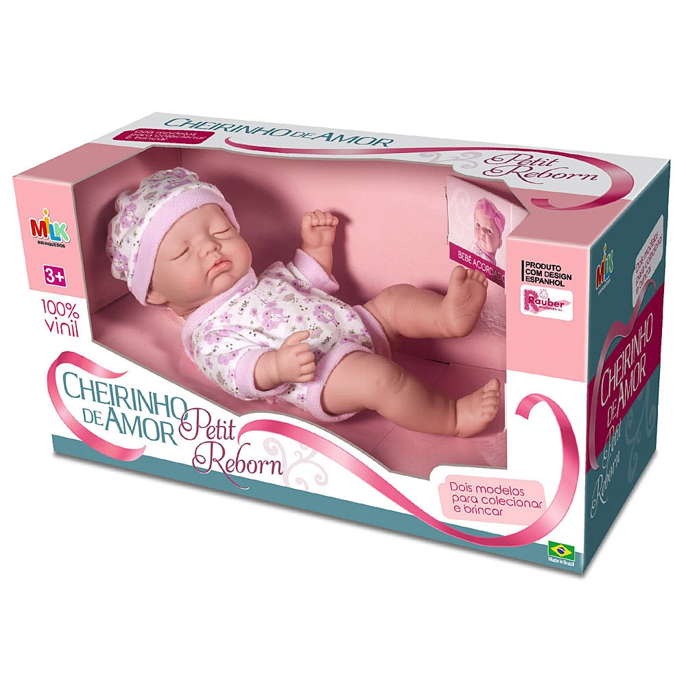 Boneca Cheirinho De Amor Petit Reborn/443/milk
