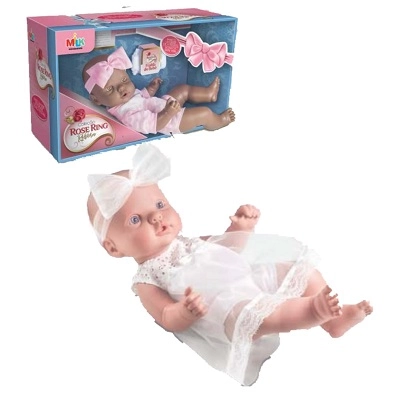 Boneca Colecao Rose Ring Reborn Batizado