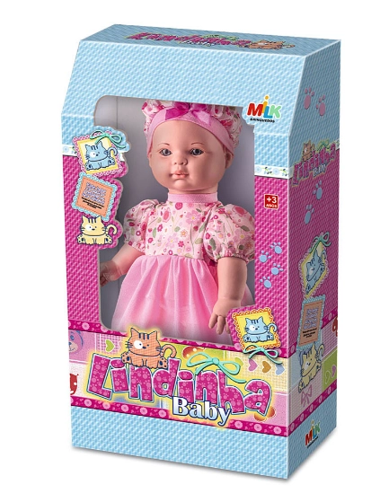 Boneca Lindinha Baby 612 Milk