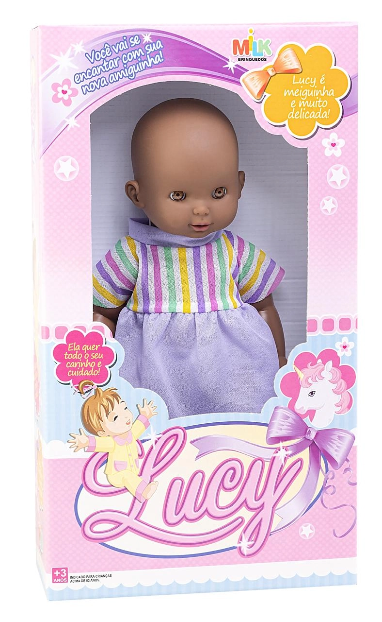 Boneca Lucy Negra 0987 Milk