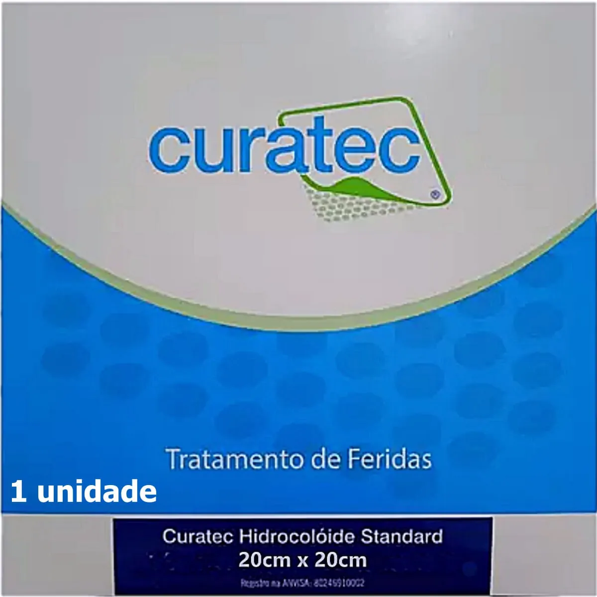 Curativo Curatec Hidrocolóide Standard 20x20cm - unidade