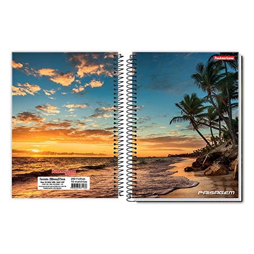 Caderno Paisagem 10mat 200f Panamericana