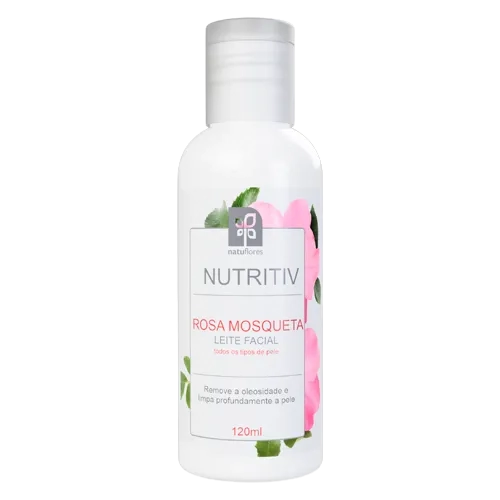Leite Facial Rosa Mosqueta Natuflores 120ml
