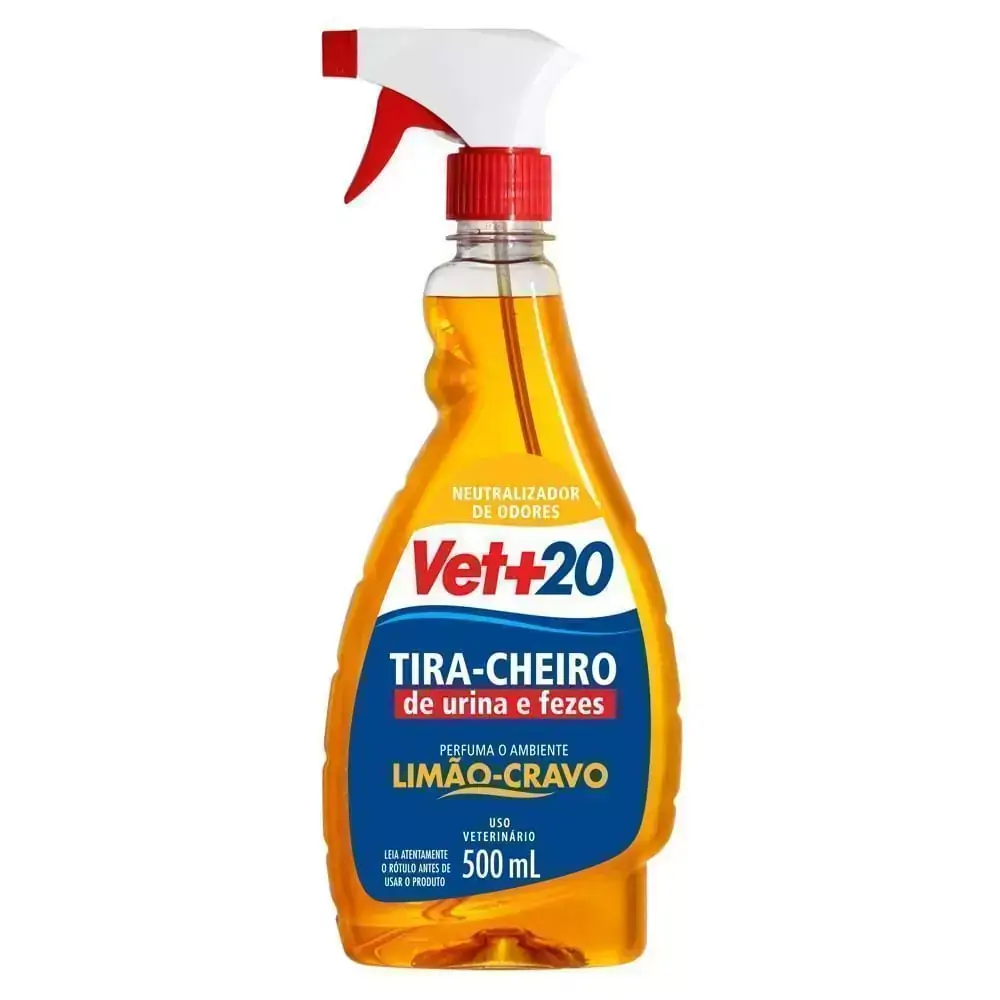Tira Cheiro Spray Limão Cravo Vet+20 500ml