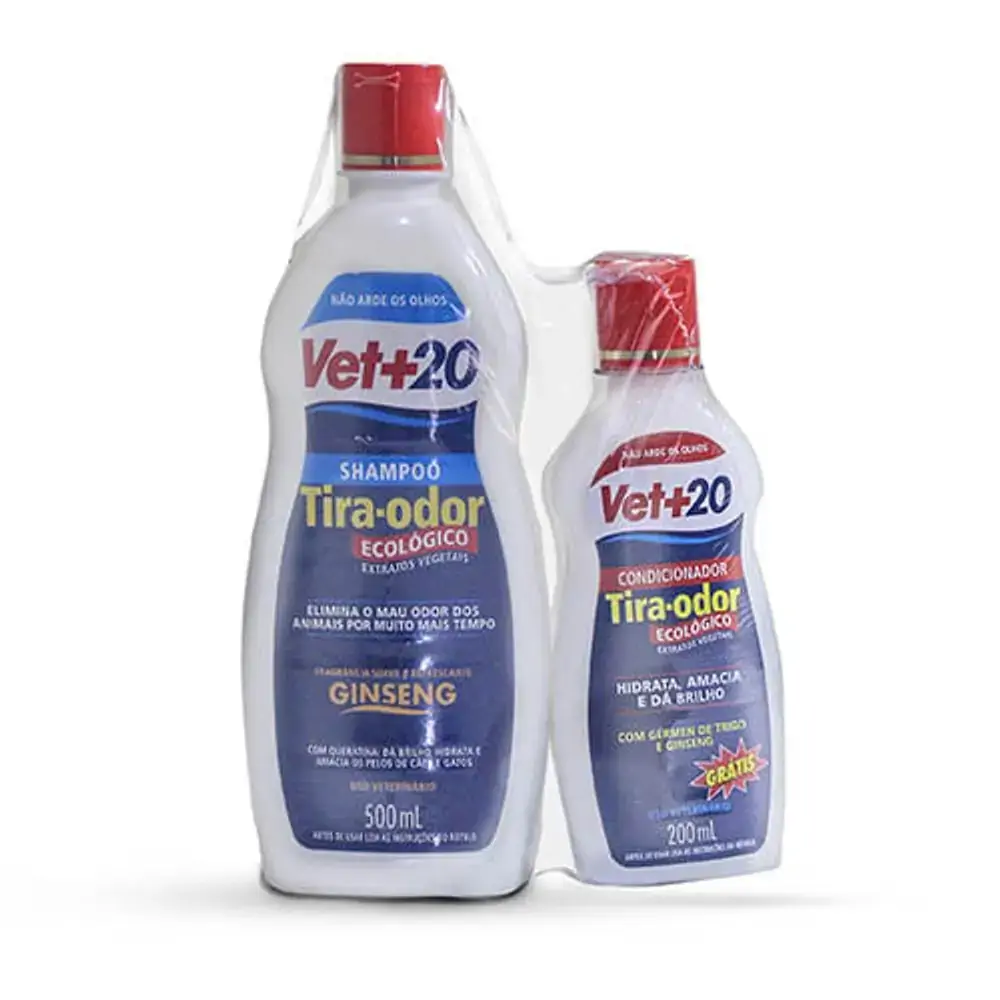 Vet 20 Sh Tira Odor Ginseng 500ml