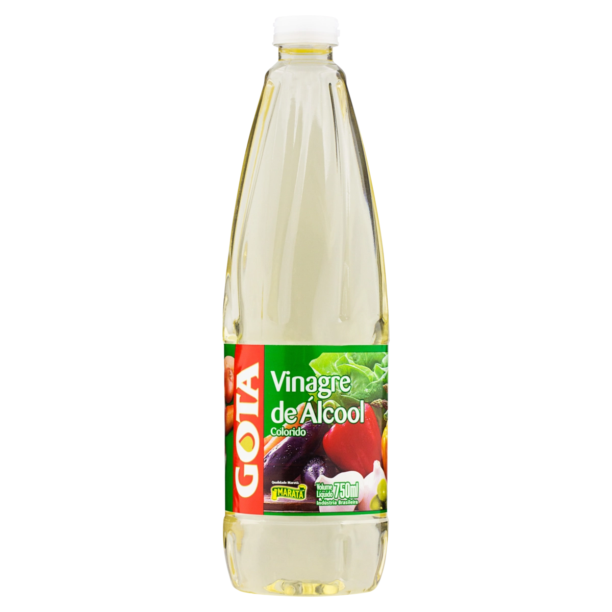 Vinagre De álcool Colorido Maratá Gota Frasco 750ml