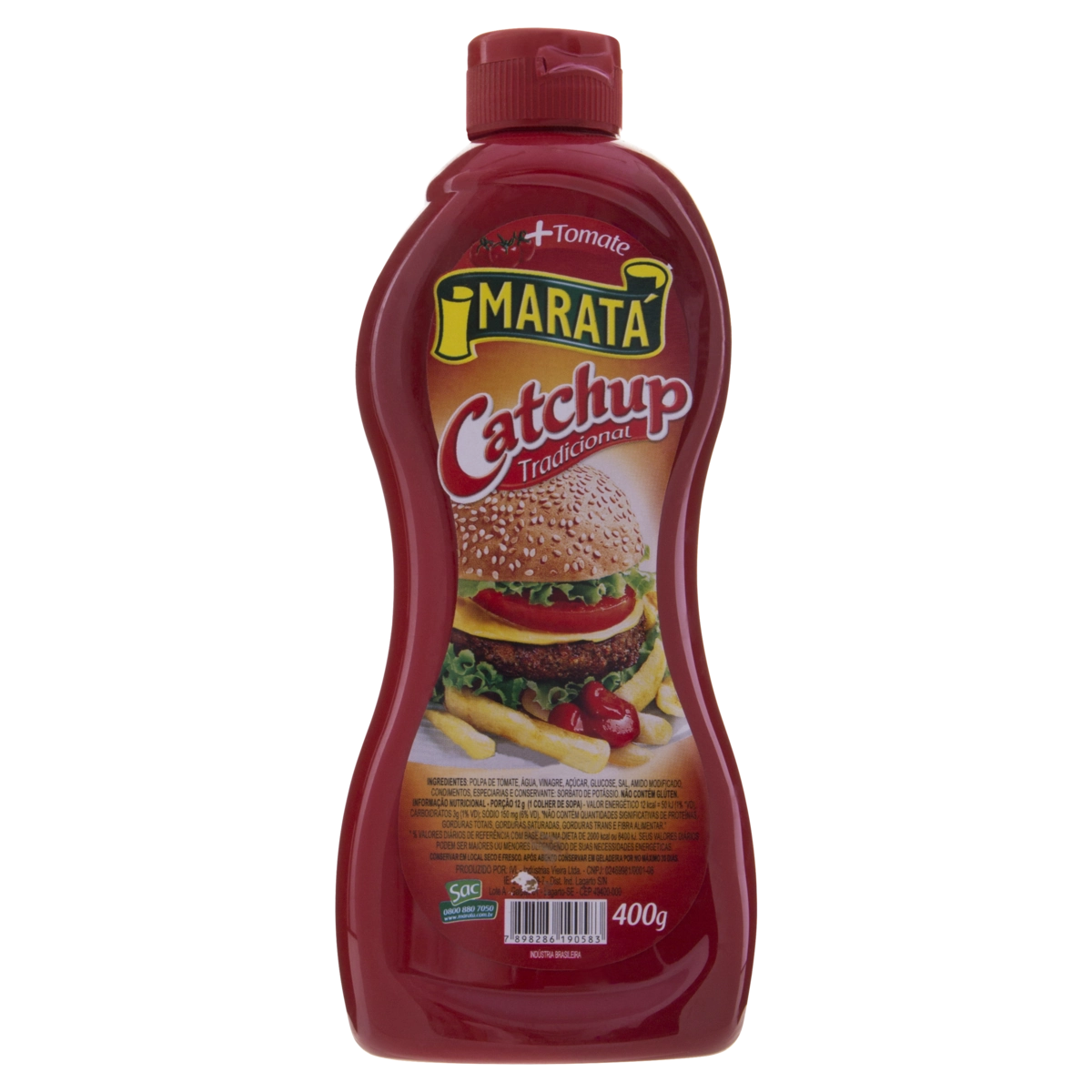 Ketchup Tradicional Maratá Squeeze 400g