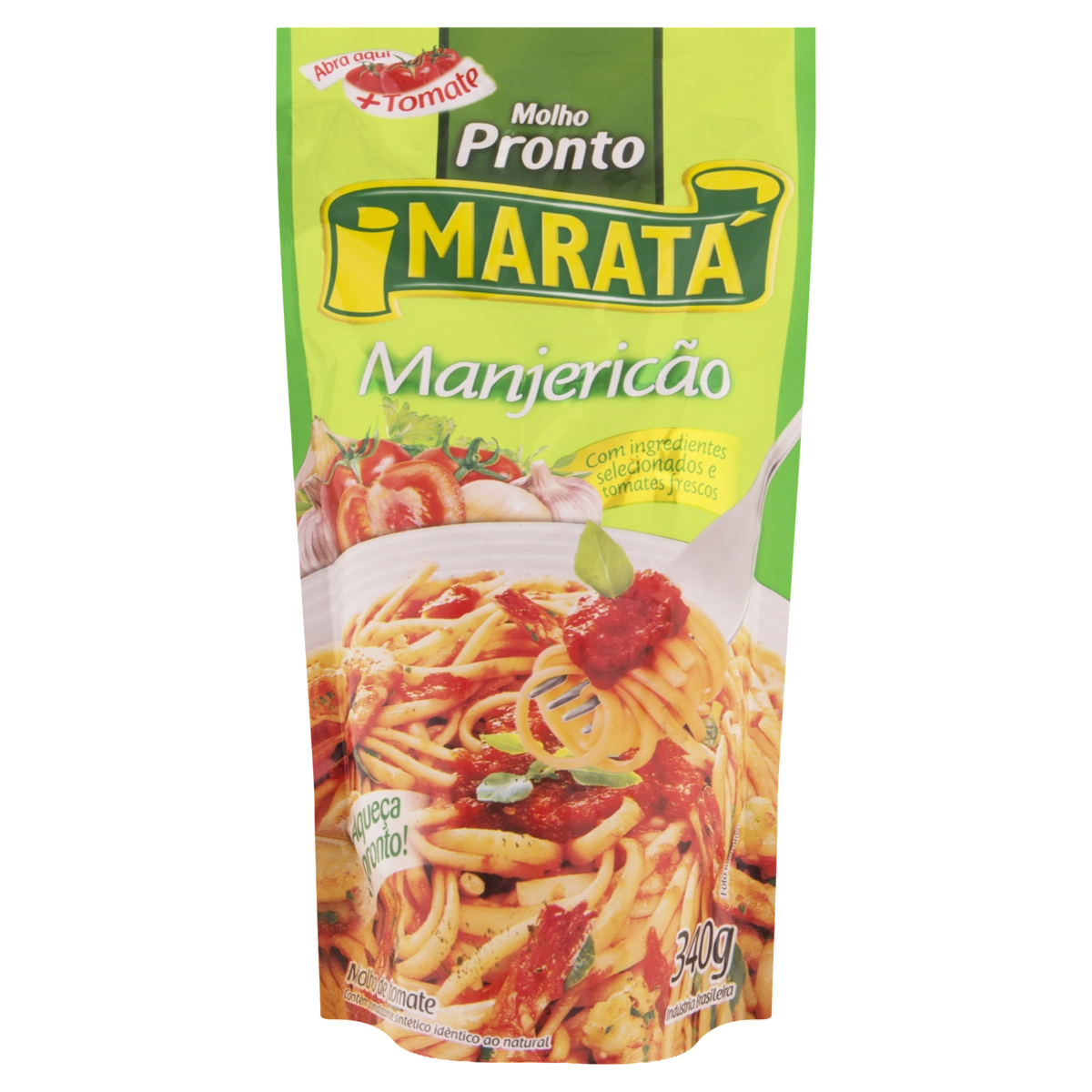 Molho De Tomate Manjericão Maratá Sachê 340g