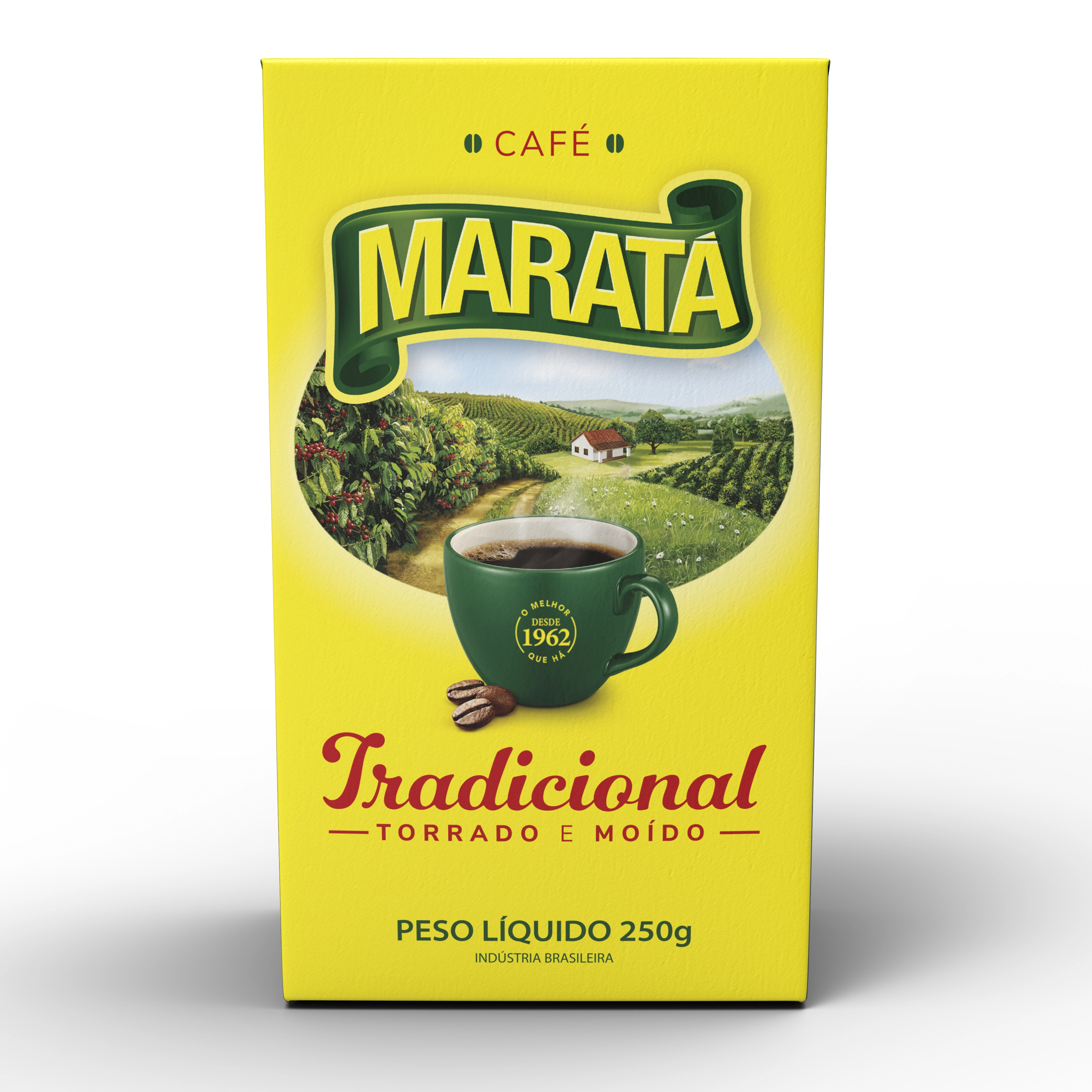 Café Torrado E Moído A Vácuo Tradicional Maratá Pacote 250g