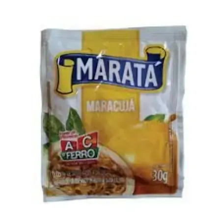 Refresco Em Pó Maracujá Maratá Pacote 30g