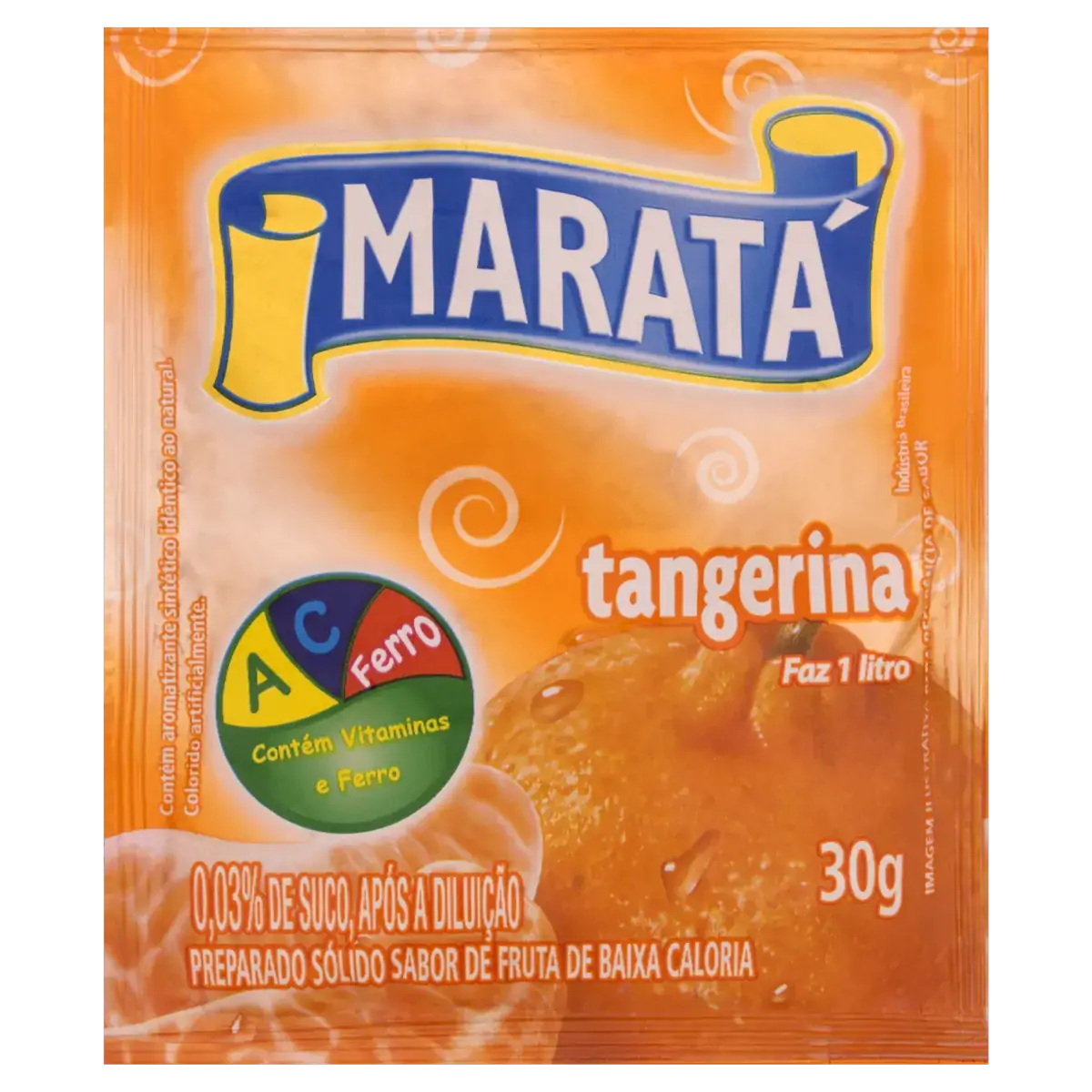 Refresco Em Pó Tangerina Maratá Pacote 30g