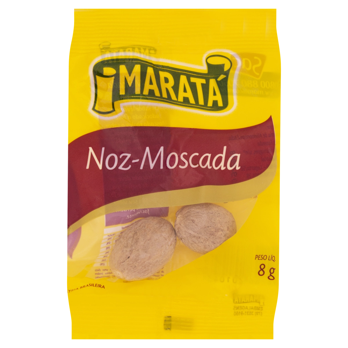 Noz Moscada Maratá Pacote 8g