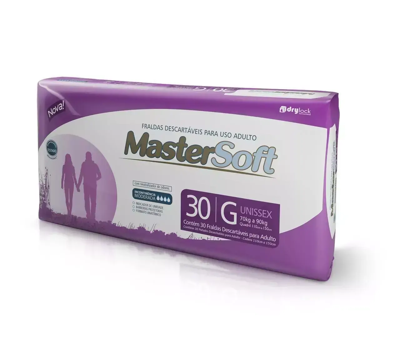 FRALDA GERIATRICA MASTERSOFT ECON G - 3 PACOTES