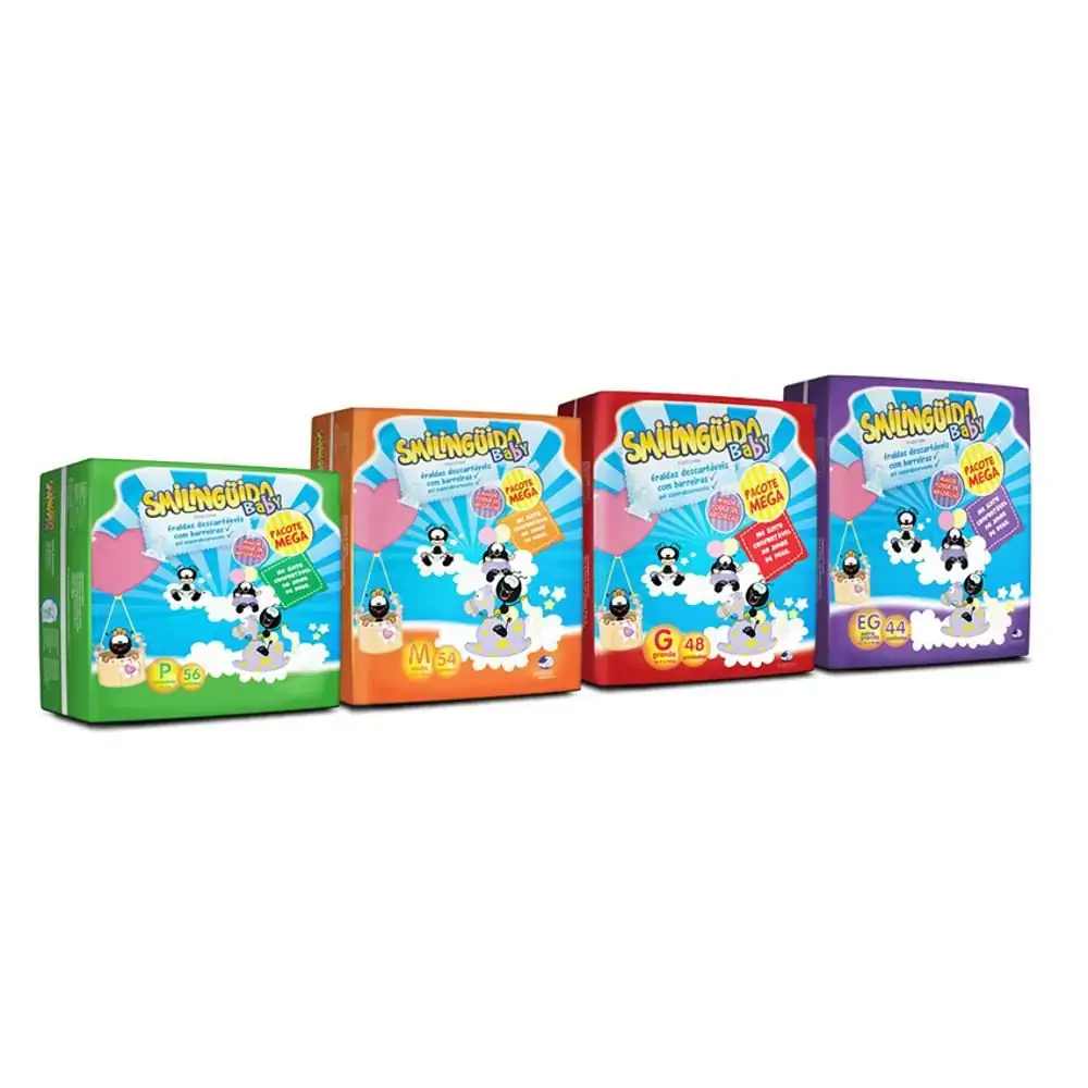 Fralda Smilinguido Mega Pack P 56un