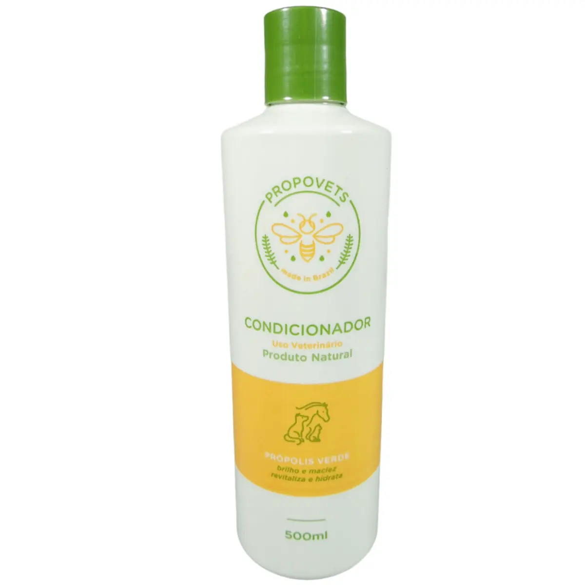 Condicionador Natural Propovets Própolis Verde Cães Gatos Equinos 500ml