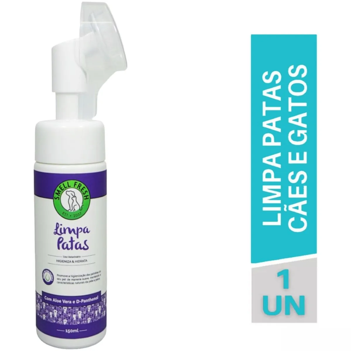 LIMPA PATAS 150ML HIGIENIZA E HIDRATA SMELL FRESH