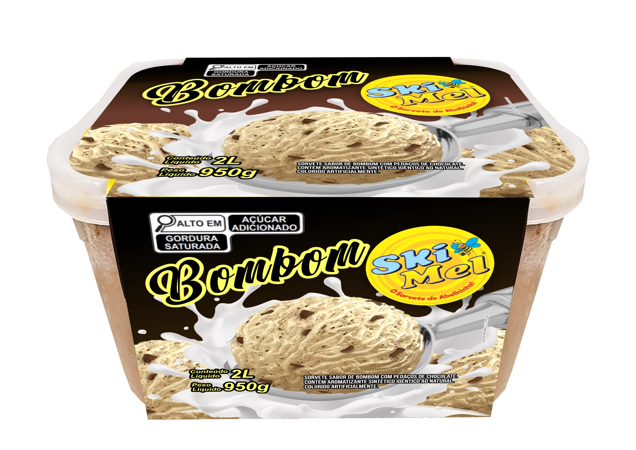 Sorvete Skimel 1,5 Bombom