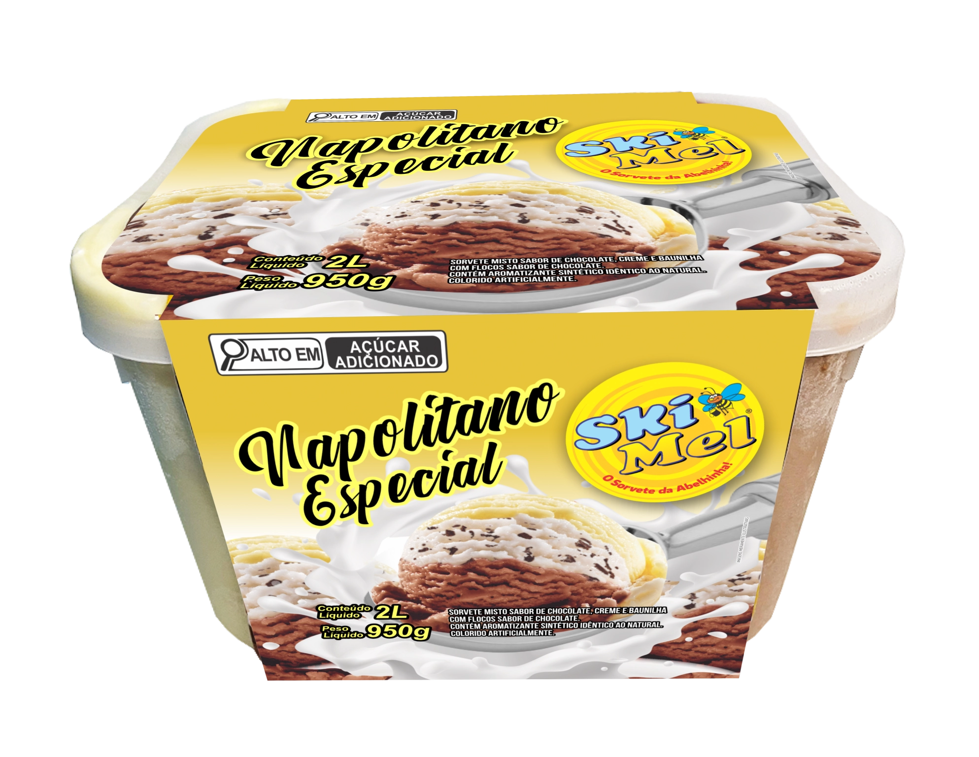 Sorvete Skimel 1,5 Napolitano Esp.