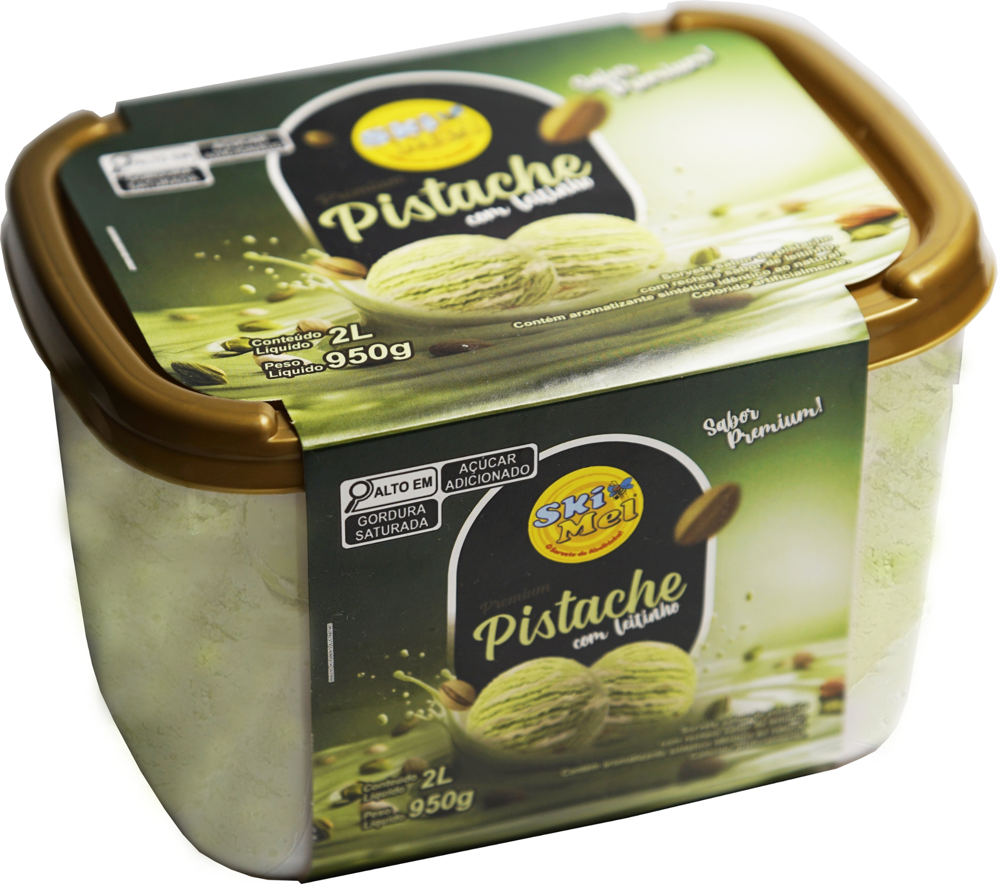 Sorvete Skimel Premium 2l Pistache