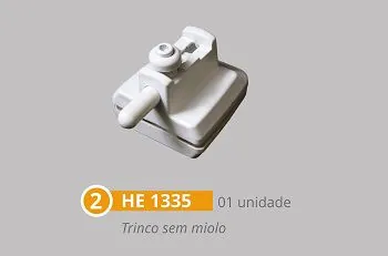 Kit 4 Polímero Para Instalação De Janelas De Correr 2 Folhas Branco