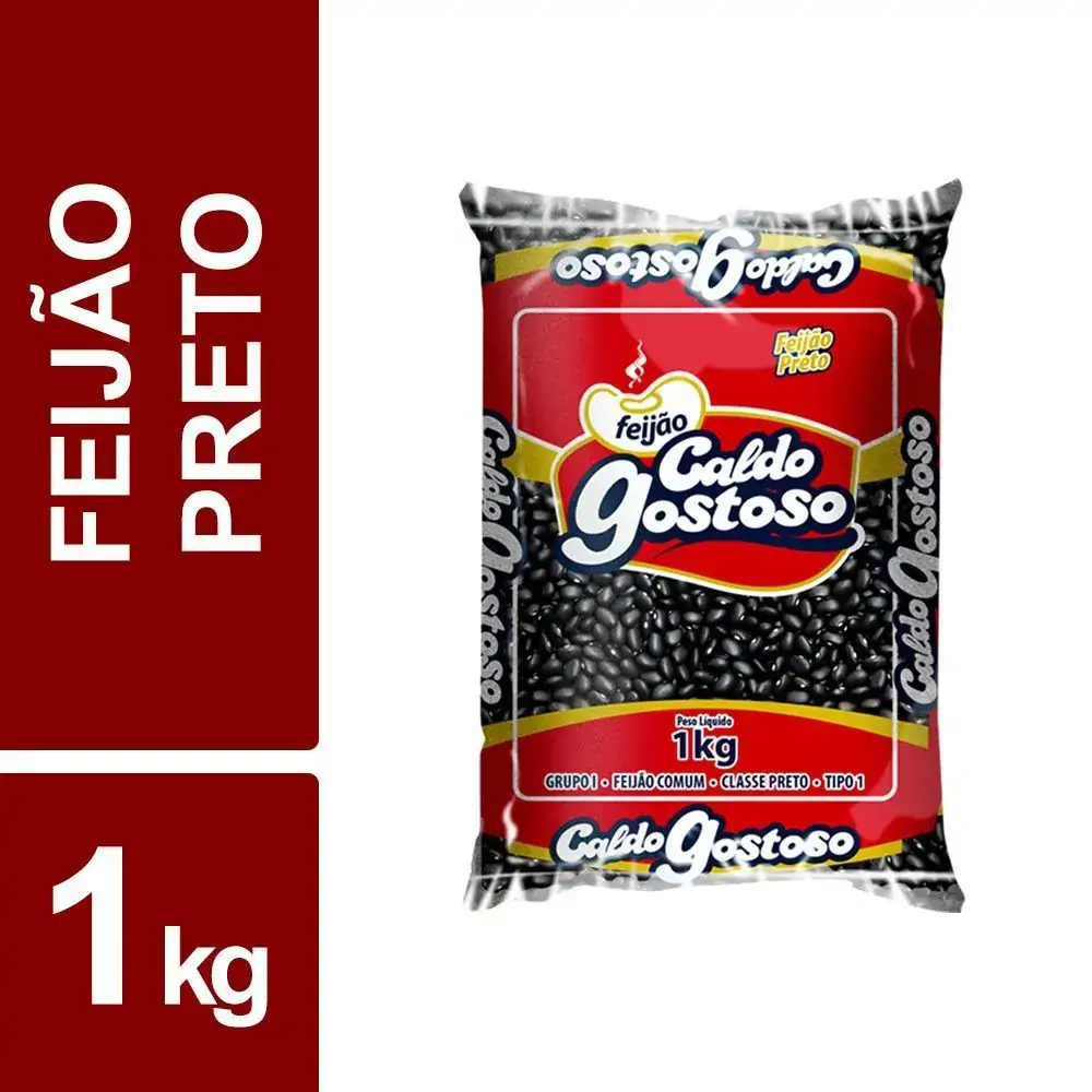 Feijao Caldo Gostoso 1kg Preto Tipo 1