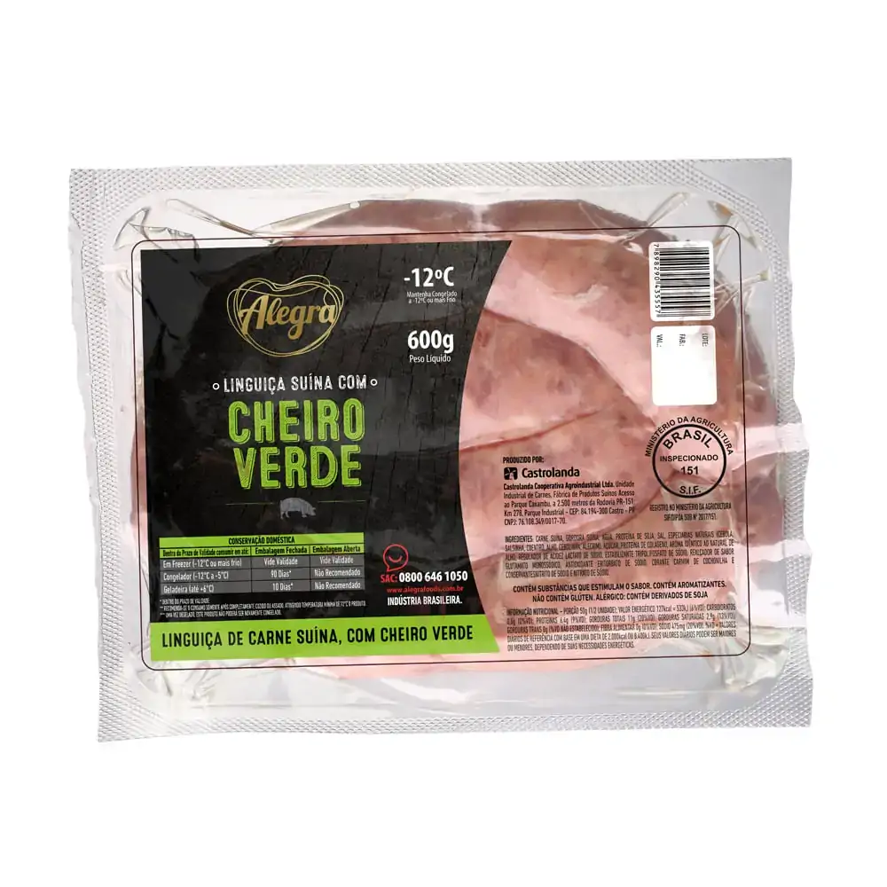 Ling. Suina Alegra C.verde 600g