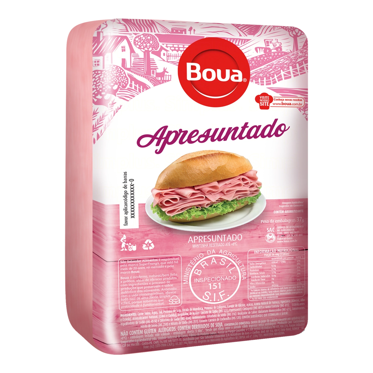 Apresuntado Peça Boua