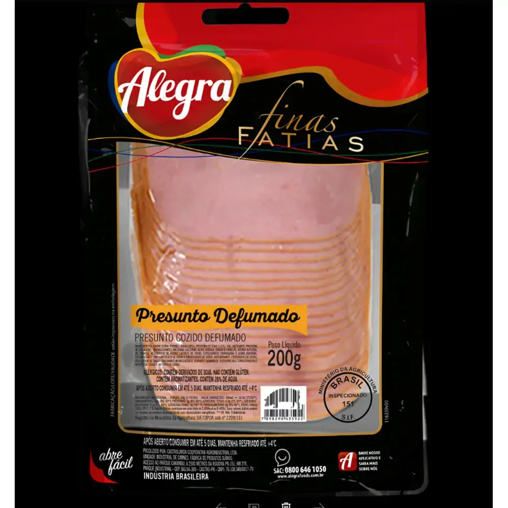Presunto Def Fat Alegra 200g