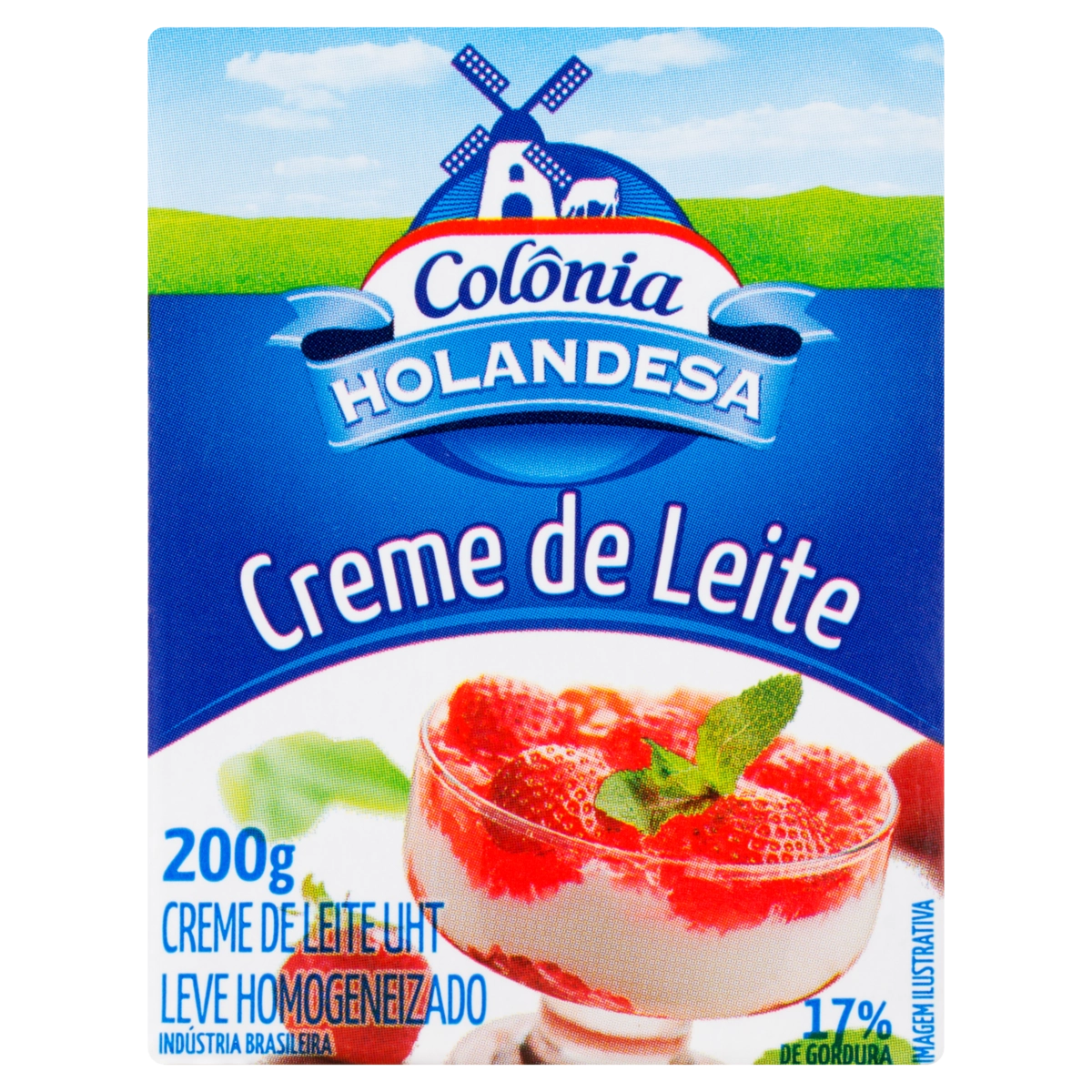 Creme De Leite Uht Leve Homogeneizado Colônia Holandesa Caixa 200g