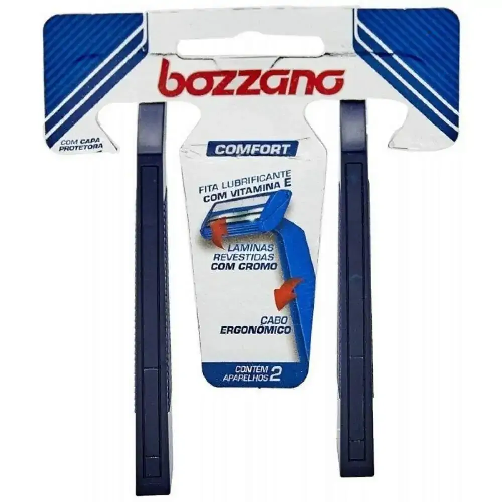 Aparelho de Barbear Comfort Com 2 Unidades Bozzano