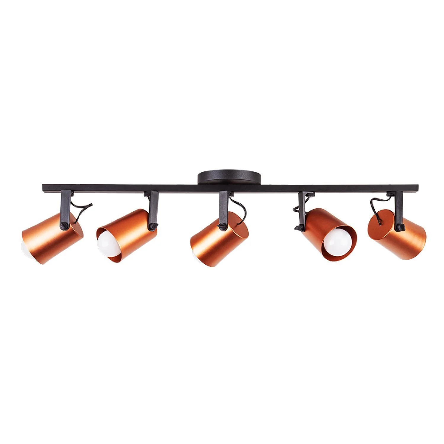 Spot Trilho Fokus 5 Lâmpadas Startec Cobre